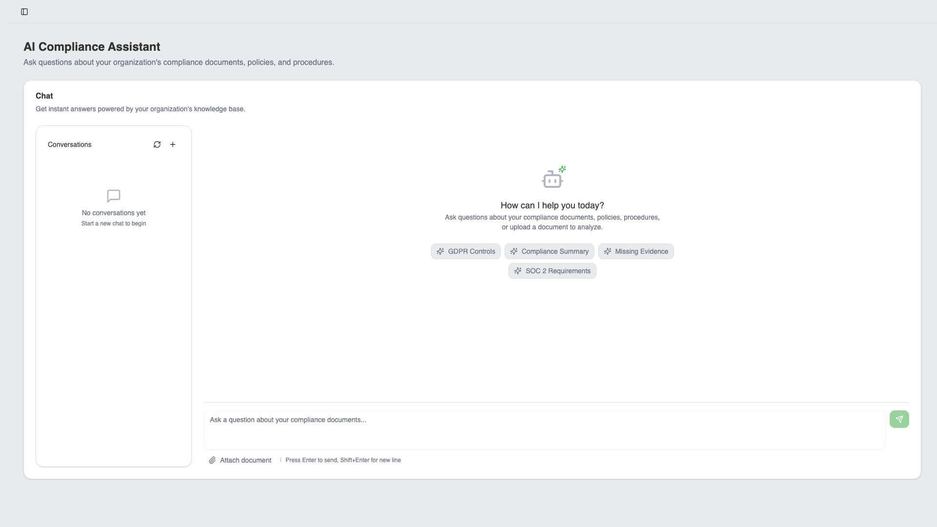 AI copilot with policy citations